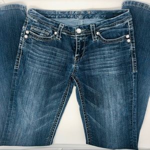 Seven7 Rocker Slim size 28 low rise jeans